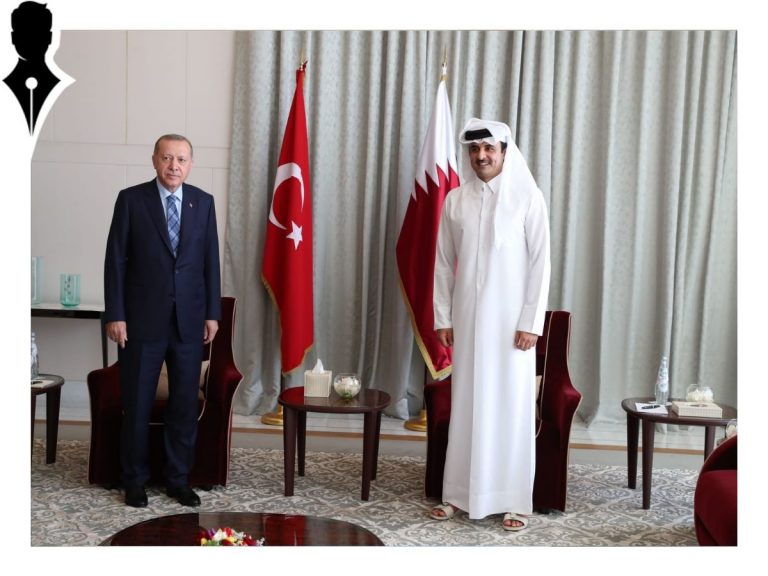 اجتماع أردوغان وأمير قطر